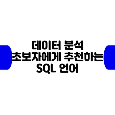 데이터 분석 초보자에게 추천하는 SQL 언어