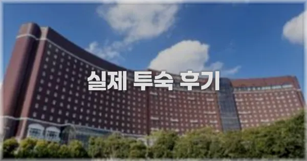 💬 실제 투숙 후기